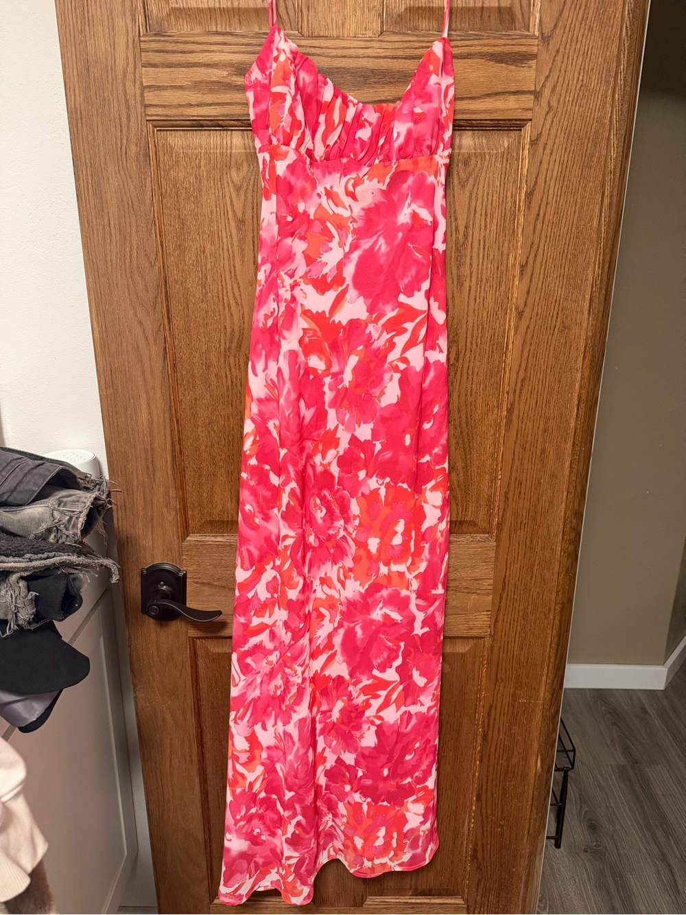 BILLY J MARGIE MIDI DRESS - PINK FLORAL